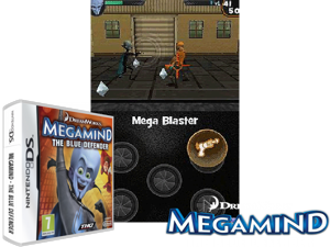 Megamind - The Blue Defender (Europe) (En,Fr,De,Es,It,Nl,Sv,Da) Cover